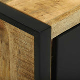 Armadio sottolavello con porta Marrone Legno di mango massello
