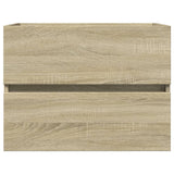 Set Mobili da Bagno 2 pz in Ceramica e Legno truciolato