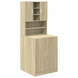 Mobili Lavatrice 2pz Rovere Sonoma in Legno truciolato