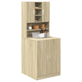 Mobili Lavatrice 2pz Rovere Sonoma in Legno truciolato
