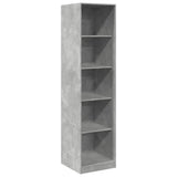 Armadio Grigio Cemento 50x50x200 cm in Legno tecnico
