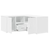 Mobile Angolare Bianco 160x40x45 cm in Truciolato