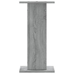 Supporti per Piante 2 pz Grigio Sonoma 30x30x60cm in Truciolato