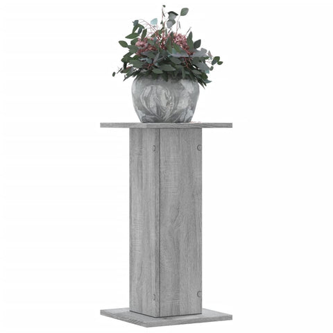 Supporti per Piante 2 pz Grigio Sonoma 30x30x60cm in Truciolato