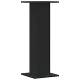 Supporti per Piante 2 pz Neri 30x30x80 cm Legno truciolato