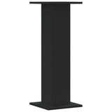 Supporti per Piante 2 pz Neri 30x30x80 cm Legno truciolato