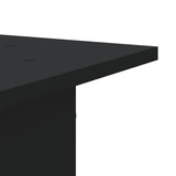 Supporti per Piante 2 pz Neri 30x30x80 cm Legno truciolato