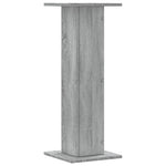 Supporti per Piante 2 pz Grigio Sonoma 30x30x80cm in Truciolato