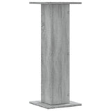 Supporti per Piante 2 pz Grigio Sonoma 30x30x80cm in Truciolato