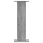 Supporti per Piante 2 pz Grigio Sonoma 30x30x80cm in Truciolato