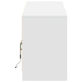 Mobile Porta TV con LED Bianco 180x34x50cm in Truciolato