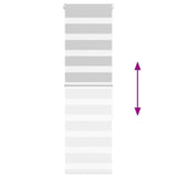 Tenda a Rullo Zebra Larghezza Tessuto 35,9 cm Poliestere