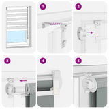 Tenda a Rullo Zebra Larghezza Tessuto 35,9 cm Poliestere