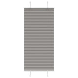 Tenda Plissettata Antracite 60x100 cm Larghezza Tessuto 59,4 cm