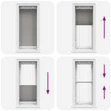 Tenda Plissettata Antracite 60x100 cm Larghezza Tessuto 59,4 cm