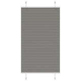 Tenda Plissettata Antracite 70x100 cm Larghezza Tessuto 69,4 cm