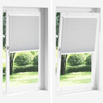 Tenda Plissettata Blu 40x100 cm Larghezza Tessuto 39,4 cm
