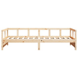 Dormeuse Naturale 80x200 cm in Legno Massello di Pino