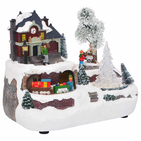 Decorazione Natalizia da Tavolo Multicolore 23.5 x 16 x 18.5 cm