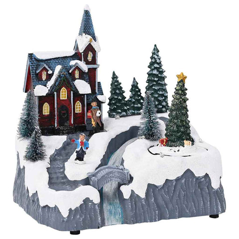 Villaggio di Natale Multicolore 20.5 x 17 x 21 cm Plastica