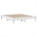 Letto senza Materasso Bianco 180x200 cm Legno Massello di Pino