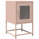 Comodino Rosa 36x39x60,5 cm in Acciaio Laminato a Freddo