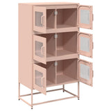Credenza Rosa 68x39x123 cm in Acciaio