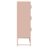 Credenza Rosa 68x39x123 cm in Acciaio