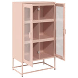 Credenza Rosa 68x39x123 cm in Acciaio
