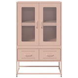 Credenza Rosa 68x39x111,5 cm Acciaio