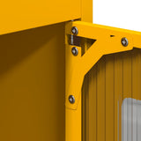 Credenza Giallo Senape 68x39x123 cm in Acciaio