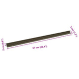 Paragradini 10 pcs Champagne 67 cm Alluminio