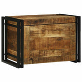 Scatola di Stoccaggio 60 x 40 x 41 cm Legno di mango massello