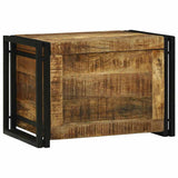 Scatola di Stoccaggio 60 x 40 x 41 cm Legno di mango massello