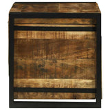 Scatola di Stoccaggio 60 x 40 x 41 cm Legno di mango massello