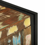Scatola di Stoccaggio 60 x 40 x 41 cm legno di recupero