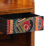 Panca per scarpe con cassetto Marrone miele 100 x 35 x 45 cm