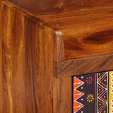Panca per scarpe con cassetto Marrone miele 100 x 35 x 45 cm