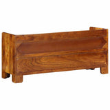 Panca per scarpe con cassetto Marrone miele 100 x 35 x 45 cm
