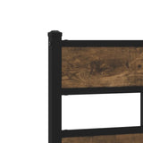 Giroletto senza Materasso Rovere Fumo 140x200 cm in Truciolato