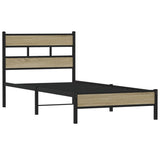 Giroletto senza Materasso Rovere Sonoma 107x200cm in Truciolato