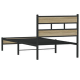 Giroletto senza Materasso Rovere Sonoma 107x200cm in Truciolato