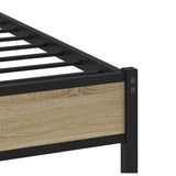 Giroletto senza Materasso Rovere Sonoma 107x200cm in Truciolato