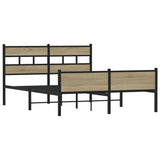 Giroletto senza Materasso Rovere Sonoma 137x190cm in Truciolato