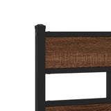 Giroletto senza Materasso Rovere Marrone 107x200 cm Truciolato