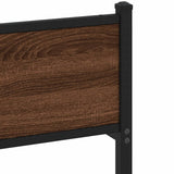 Giroletto senza Materasso Rovere Marrone 90x190cm in Truciolato