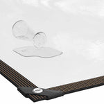 Telone Trasparente con Occhielli 10x10 m in Polietilene
