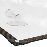 Telone Trasparente con Occhielli 10x10 m in Polietilene