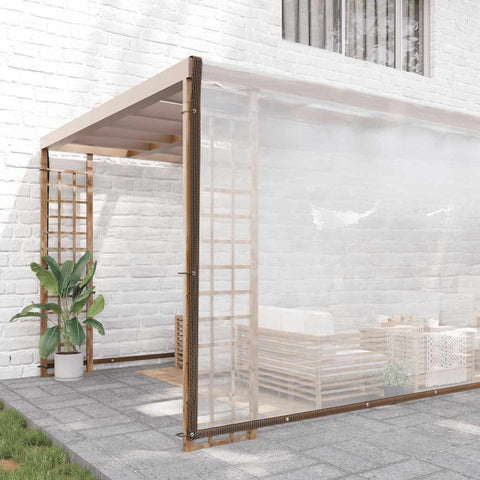 Telone Trasparente con Occhielli 10x10 m in Polietilene