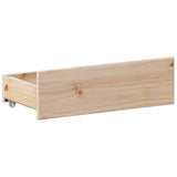 Letto senza Materasso con Testiera 160x200 cm in Legno di Pino